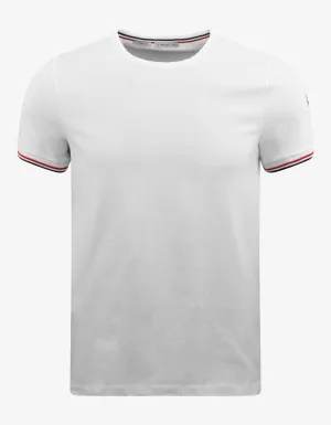 White Stretch-Cotton Slim Fit T-Shirt